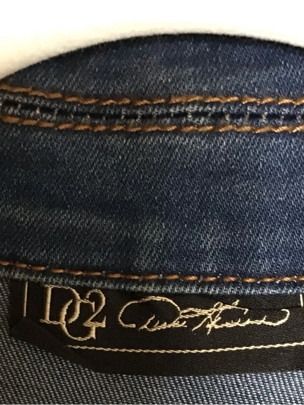 DG2 by Diane Gilman Vintage Wash Denim Jacket - Blue - Picture 3 of 7